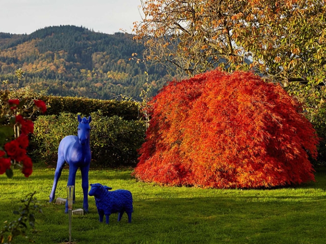 Herbst in der Villa Belveder